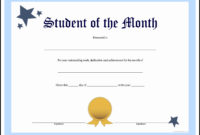 30 Free Printable Certificates For Students In 2020 Intended For Star Student Certificate Templates