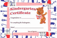 30 Kindergarten Graduation Certificate Free Printable In Intended For Kindergarten Graduation Certificates To Print Free