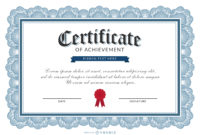 32Fc69D87B455A2908Cf19Be8D9C00Ab Certificate Of With Regard To Certificate Of Achievement Template Word