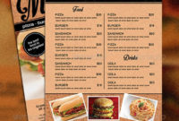 38+ Food Menu Templates Free Sample, Example Format In Fast Food Menu Design Templates