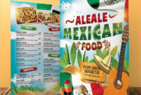 38+ Food Menu Templates Free Sample, Example Format With Regard To Mexican Menu Template Free Download