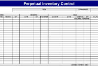 4+ Blank Inventory Control Template Excel Xls Excel Tmp With Inventory Control Log Template