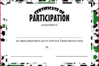 4 Team Player Certificate Template 26435 | Fabtemplatez Pertaining To New Soccer Mvp Certificate Template