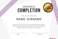 40 Fantastic Certificate Of Completion Templates [Word Intended For New Powerpoint Certificate Templates Free Download