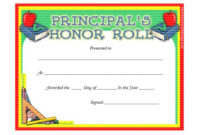 40 Honor Roll Certificate Templates Awards Printable Templates In Honor Award Certificate Templates