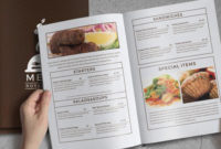 43+ Cafe Menu Templates Psd, Eps, Indesign | Free With Menu Template Indesign Free
