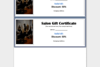 44+ Free Printable Gift Certificate Templates (For Word & Pdf) With Fantastic Free Spa Gift Certificate Templates For Word