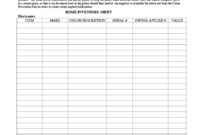 45 Printable Inventory List Templates [Home, Office Within Inventory Log Sheet Template