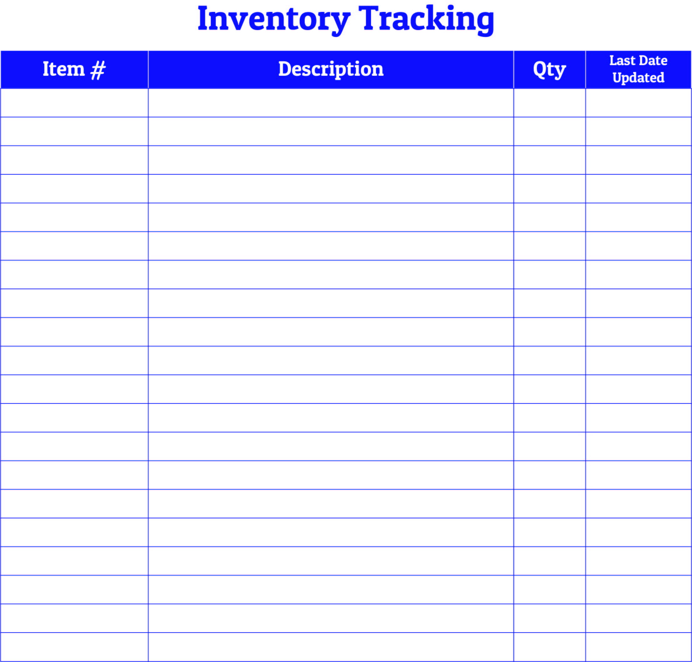 5 Best Free Printable Inventory Log Sheet Printablee Regarding Inventory Control Log Template