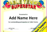 5 Free Tennis Gift Certificate Template 57457 | Fabtemplatez With Regard To Fascinating Tennis Participation Certificate