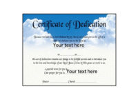 50 Free Baby Dedication Certificate Templates Printable With Fantastic Baby Dedication Certificate Template