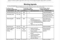 50+ Meeting Agenda Templates Pdf, Doc | Free & Premium Regarding Board Of Directors Meeting Agenda Template