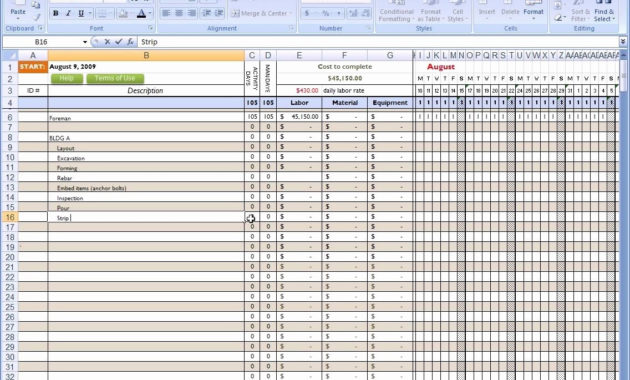 50 Residential Construction Cost Breakdown Excel For Cost Breakdown Template