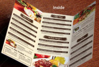 56+ Restaurant Menu Templates Design, Psd, Docs, Pages Inside Tri Fold Menu Template Photoshop