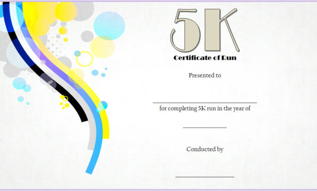 5K Race Certificate Templates Free [7+ Best Choices In 2019] Pertaining To Fresh Finisher Certificate Templates
