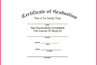 6 Blank Ged Certificate Templates 36967 | Fabtemplatez With Regard To Awesome Ged Certificate Template