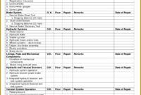 6 Daily Vehicle Inspection Sheet | Fabtemplatez In Vehicle Inspection Log Template