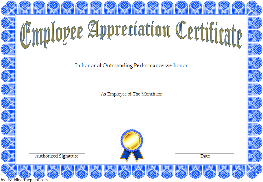 7+ Free Employee Appreciation Certificate Template Ideas Throughout Fantastic Free Certificate Of Appreciation Template Downloads
