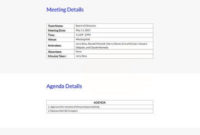 7+ Free Small Business Meeting Minutes Templates [Edit Throughout Restaurant Staff Meeting Agenda Template