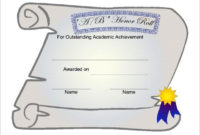 8+ Printable Honor Roll Certificate Templates & Samples Regarding Fantastic Student Council Certificate Template 8 Ideas Free