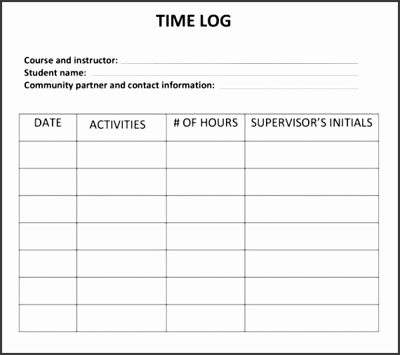 8 Project Work Log Template Sampletemplatess With Weekly Work Log Sheet Template