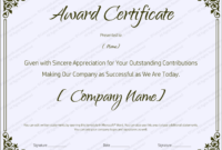 89+ Elegant Award Certificates For Business And School Events Pertaining To Free Years Of Service Certificate Template Free 11 Ideas