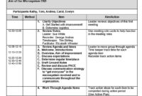 9 Free Sample Basic Meeting Agenda Templates Printable Within Lean Meeting Agenda Template