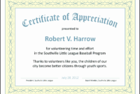 9 Ms Word Certificate Of Appreciation Template In Simple Microsoft Office Certificate Templates Free