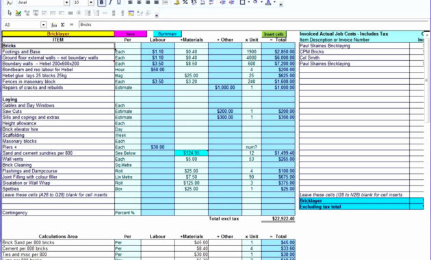 9 Project Estimation Excel Template Excel Templates Pertaining To Software Development Cost Estimation Template