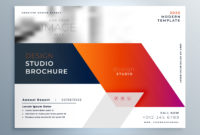 Abstract Business Brochure Presentation Leaflet Design Within Presentation Handout Template