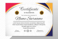Abstract Creative Certificate Of Appreciation Award Throughout Scholarship Certificate Template