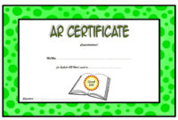 Accelerated Reader Certificate 7+ Template Ideas In Awesome Free 7 Certificate Of Stock Template Ideas
