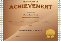 Achievement Certificate Templates Stationery Templates Throughout Badminton Achievement Certificate Templates
