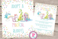 Adopt A Magical Buddy Adoption Certificate Birthday Party Inside Unicorn Adoption Certificate Free Printable 7 Ideas