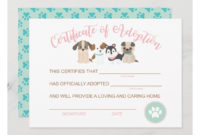 Adopt A Puppy Birthday Certificate Of Adoption Note Card For Unicorn Adoption Certificate Free Printable 7 Ideas
