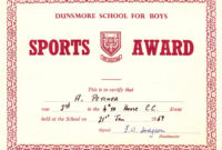 Age Of Innocence: A Life In A Year 21St January, School Throughout Amazing Sports Day Certificate Templates