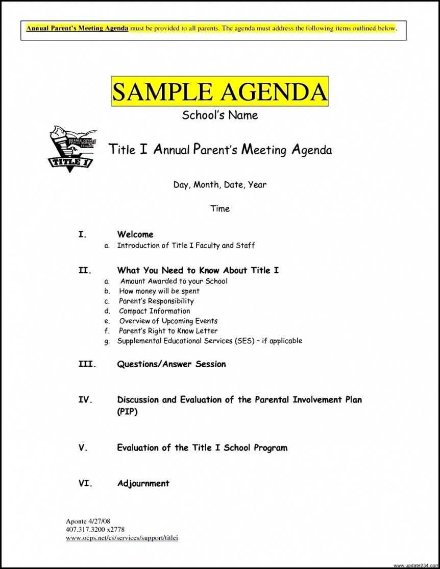 Annual Meeting Agenda Template Hq Template Documents With Hoa Meeting