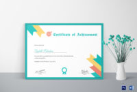 Archery Achievement Certificate Design Template In Psd, Word For Fascinating Word Template Certificate Of Achievement