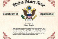 Army Award Certificate Template Elegant Military Wife And With Best Wife Certificate Template