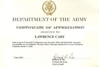 Army Certificate Of Achievement Template | 11+ Template Ideas Throughout Amazing Certificate Of Achievement Army Template