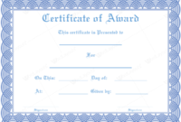 Award Certificate (Circle Chains Border) | Award Within Free Award Certificate Border Template