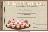 Bake Off Certificate Template 7+ Best Ideas Within Free Weight Loss Certificate Template Free 8 Ideas