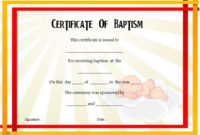 Baptism Certificate Template Word Free Bisatuh With Baptism Certificate Template Word Free