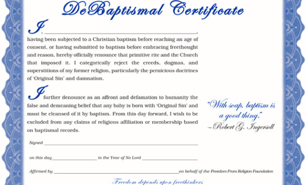 Baptism Certificate Template Word With Regard To Baptism Certificate Template Word Free