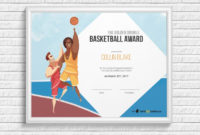 Basketball Award Certificate | Certifreecates With Regard To Mvp Award Certificate Templates Free Download