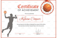 Basketball Awards Certificates Calep.midnightpig.co Intended For Amazing Basketball Certificate Template