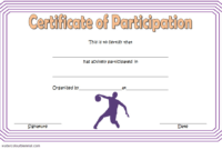 Basketball Participation Certificate Free Printable 2 | Op With Free Download 7 Basketball Mvp Certificate Editable Templates