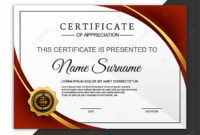 Beautiful Certificate Template Design With Best Award Regarding Free Scholarship Certificate Template