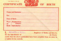 Birth Certificate Uk Certificates Templates Free With Regard To Baby Death Certificate Template