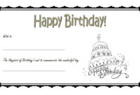 Birthday Gift Certificate Template Free: 7+ Typical Ideas Inside Fantastic Downloadable Certificate Templates For Microsoft Word